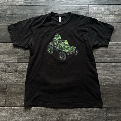 Y2K GORILLAZ GEEP CAMP BLACK T-SHIRT BAND CONCERT PROMO TEE SZ L Yesterday's Fits Clothing Fashion Vintage Streetwear Fashion Item