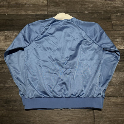 VTG 80s GOLDEN NUGGET LAS VEGAS CASINO BLUE WHITE TRACK ZIP UP JACKET ZWICKEL S Yesterday's Fits Clothing Fashion Vintage Streetwear Fashion Item