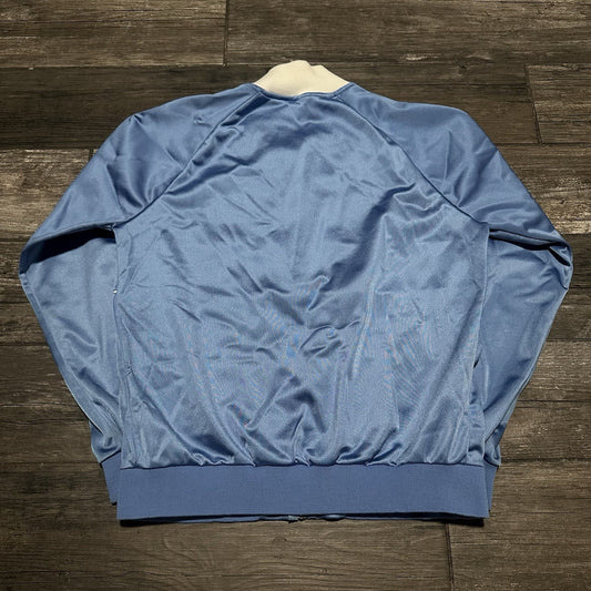 VTG 80s GOLDEN NUGGET LAS VEGAS CASINO BLUE WHITE TRACK ZIP UP JACKET ZWICKEL S Yesterday's Fits Clothing Fashion Vintage Streetwear Fashion Item