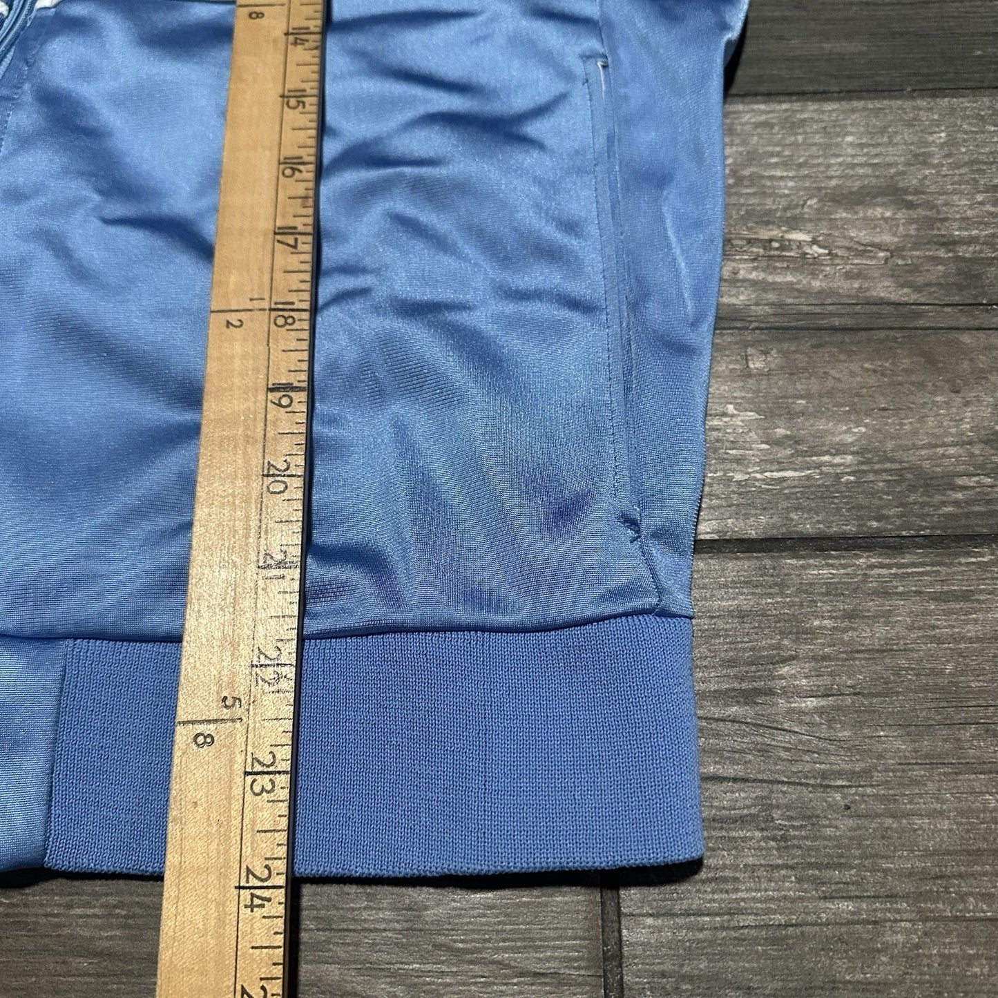 VTG 80s GOLDEN NUGGET LAS VEGAS CASINO BLUE WHITE TRACK ZIP UP JACKET ZWICKEL S Yesterday's Fits Clothing Fashion Vintage Streetwear Fashion Item