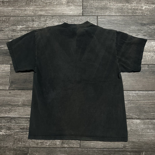 Y2K FAMILY GUY STEWIE TV PROMO T-SHIRT BLACK FADED FADER T-SHIRT SZ L Yesterday's Fits Clothing Fashion Vintage Streetwear Fashion Item