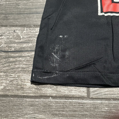 VTG CHAMPION CHICAGO BULLS MICHAEL JORDAN BLACK BASKETBALL JERSEY 40 DISTRESS Yesterday's Fits Clothing Fashion Vintage Streetwear Fashion Item