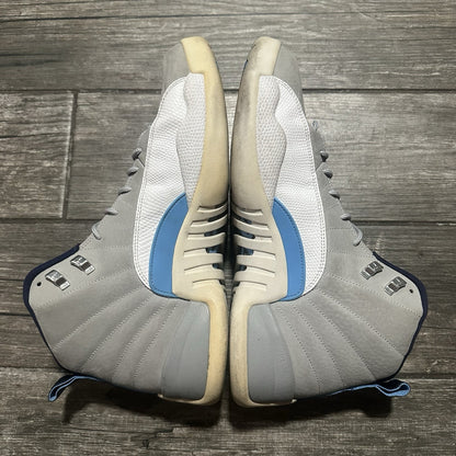 AIR JORDAN 12 RETRO GREY UNIVERSITY BLUE WHITE 130690 007 NO BOX SZ 13 SNEAKERS Yesterday's Fits Clothing Fashion Vintage Streetwear Fashion Item