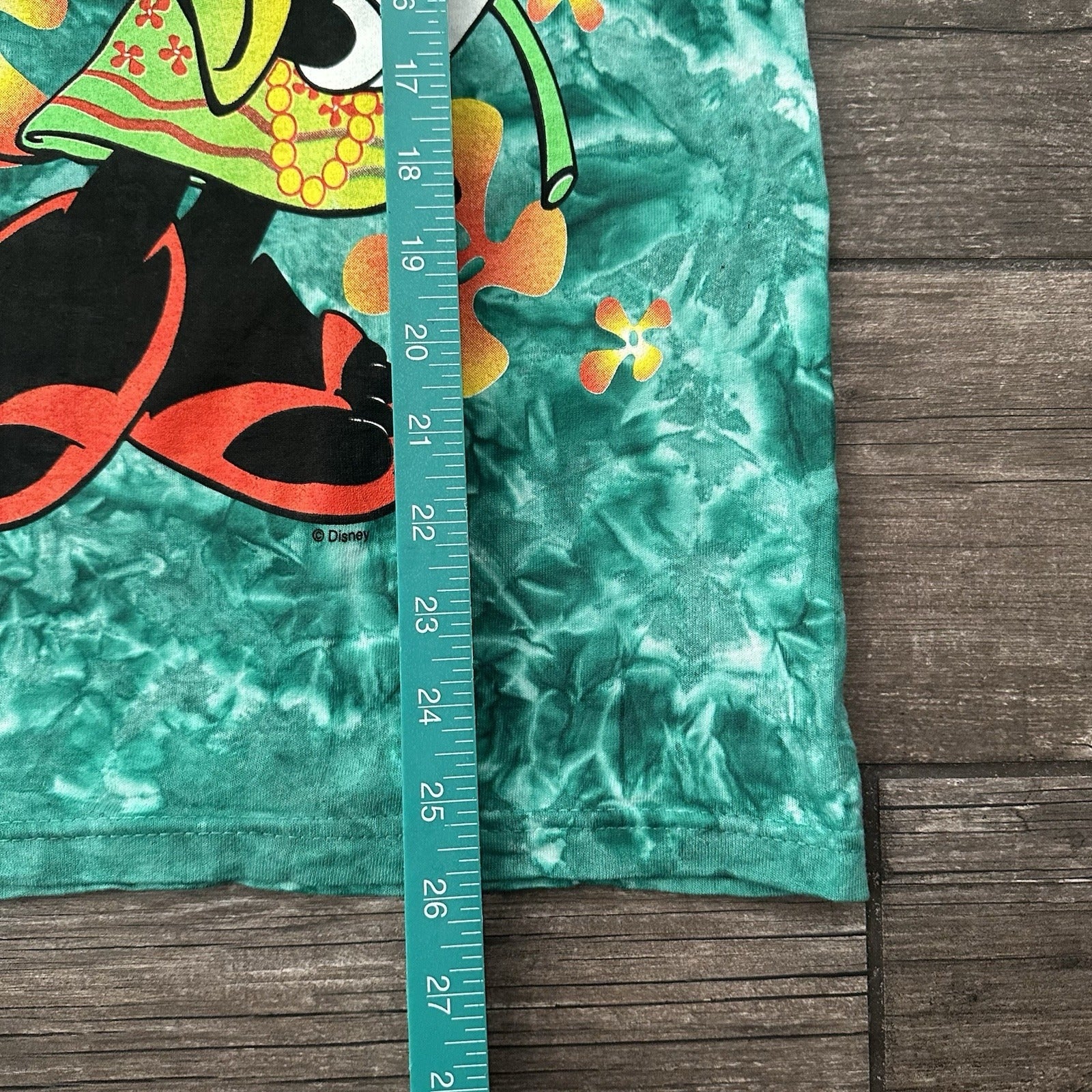 NWT VTG MICKEY UNLIMITED MINNIE MOUSE TIE-DYE CHARACTER T-SHIRT GREEN SZ S Yesterday's Fits Clothing Fashion Vintage Streetwear Fashion Item