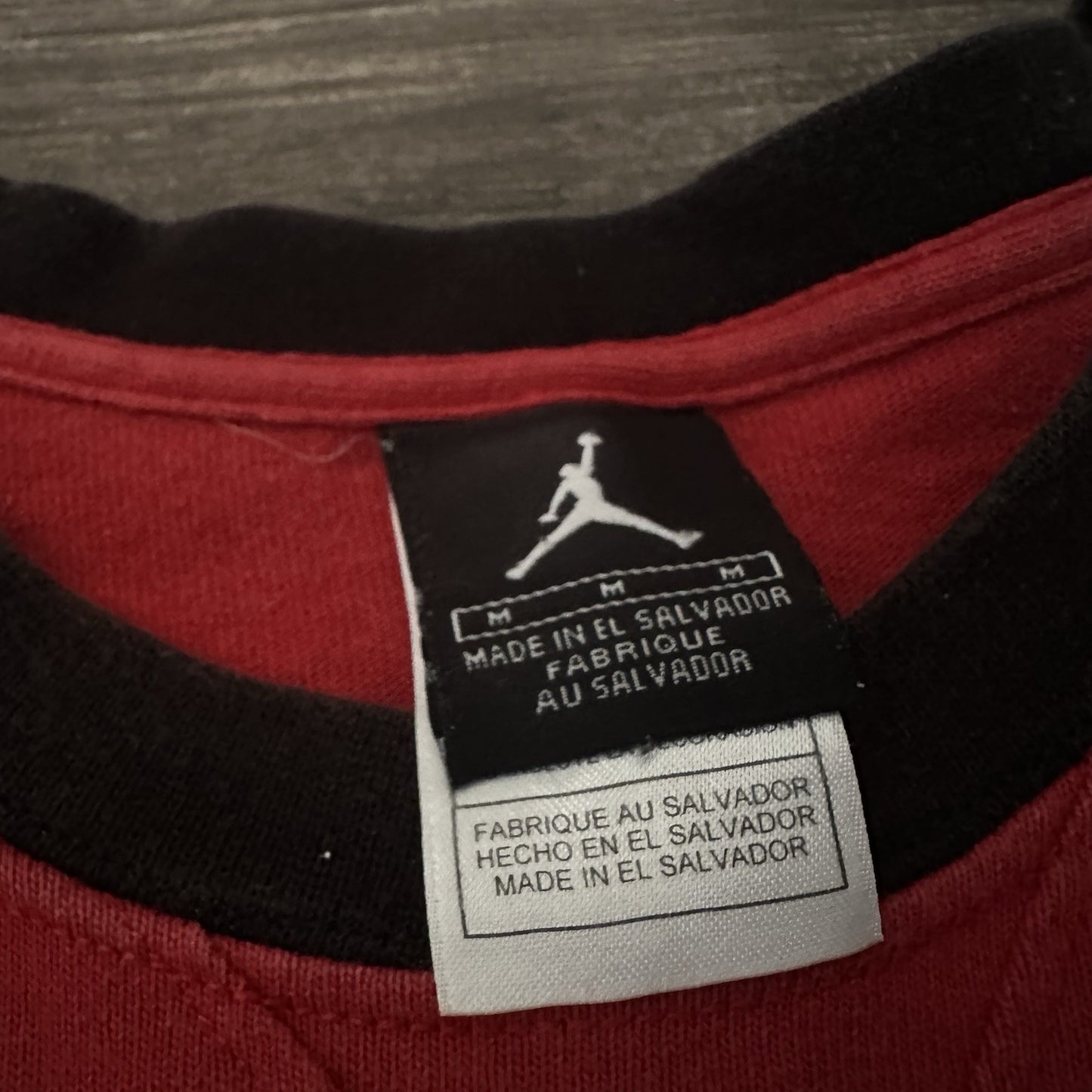 Y2K AIR JORDAN WINGS LONG SLEEVE RED BLACK BASKETBALL SHIRT SZ M PATCH MICHAEL Yesterday's Fits Clothing Fashion Vintage Streetwear Fashion Item