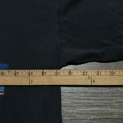 Y2K VTG PYRAMID LUXOR LAS VEGAS BLUE MAN GROUP SHOW PROMO BLACK FADED T-SHIRT L Yesterday's Fits Clothing Fashion Vintage Streetwear Fashion Item