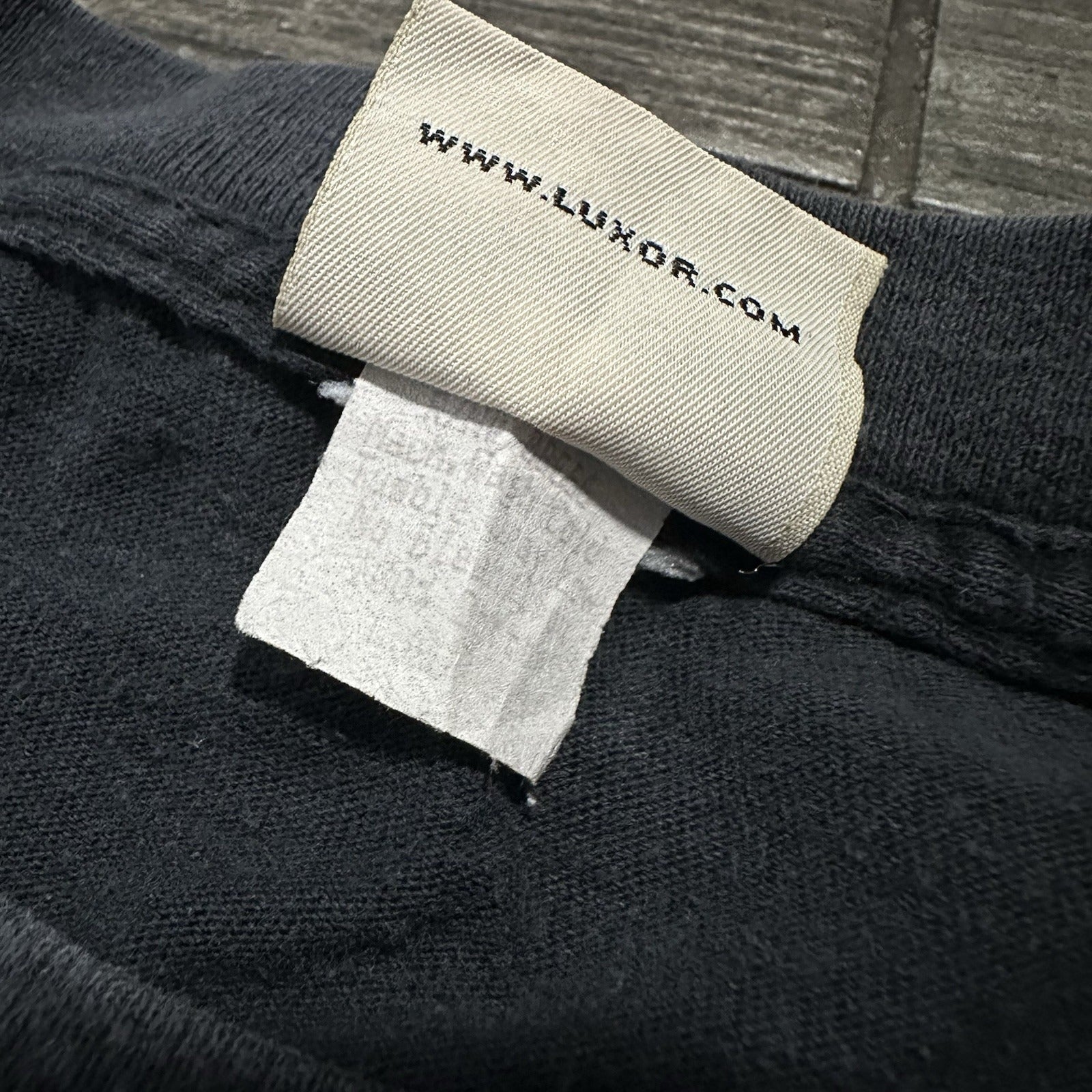 Y2K VTG PYRAMID LUXOR LAS VEGAS BLUE MAN GROUP SHOW PROMO BLACK FADED T-SHIRT L Yesterday's Fits Clothing Fashion Vintage Streetwear Fashion Item