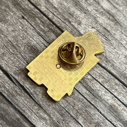 VTG 1990 THE SIMPSONS BART BARTMAN TV CARTOON PROMO ENAMEL PIN SUPERHERO Yesterday's Fits Clothing Fashion Vintage Streetwear Fashion Item