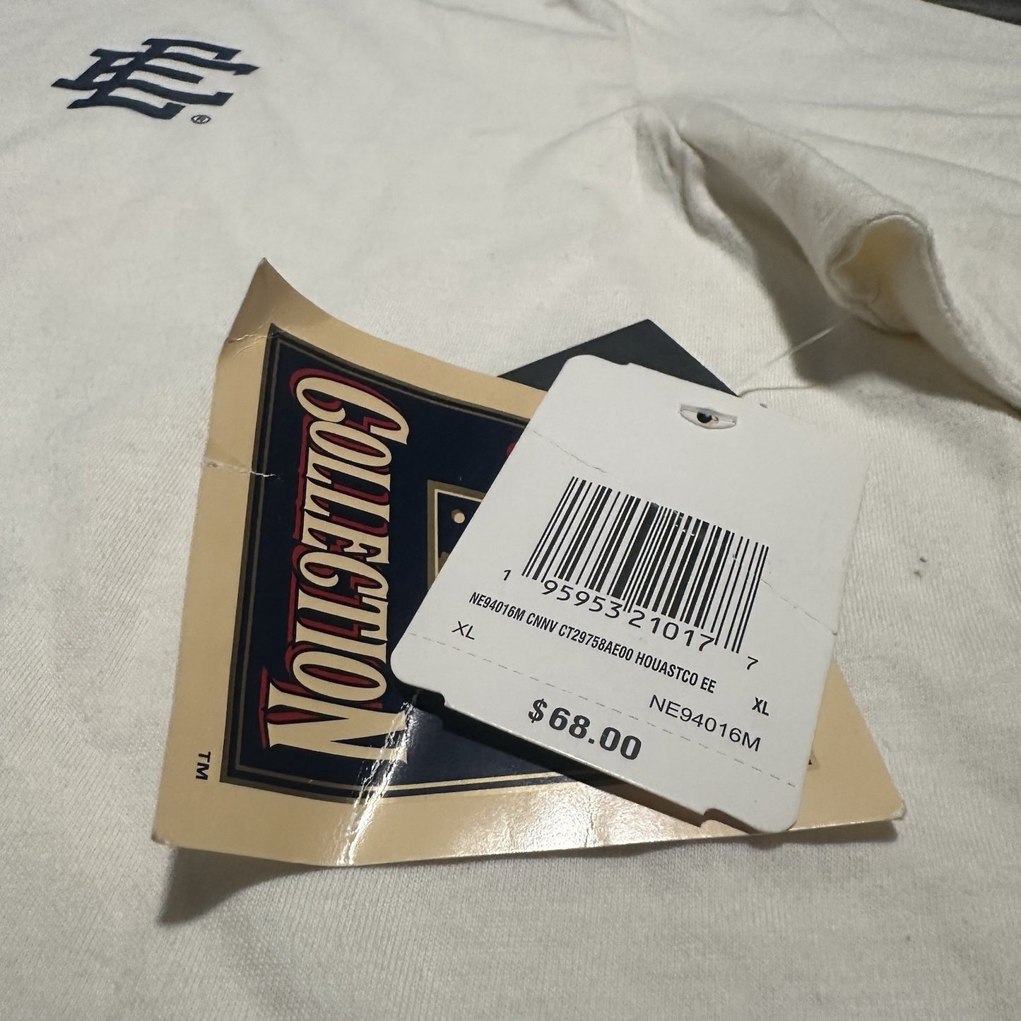 NWT ERIC EMANUEL NEW ERA HOUSTON ASTROS RINGER BASEBALL T-SHIRT SZ XL Yesterday's Fits Clothing Fashion Vintage Streetwear Fashion Item