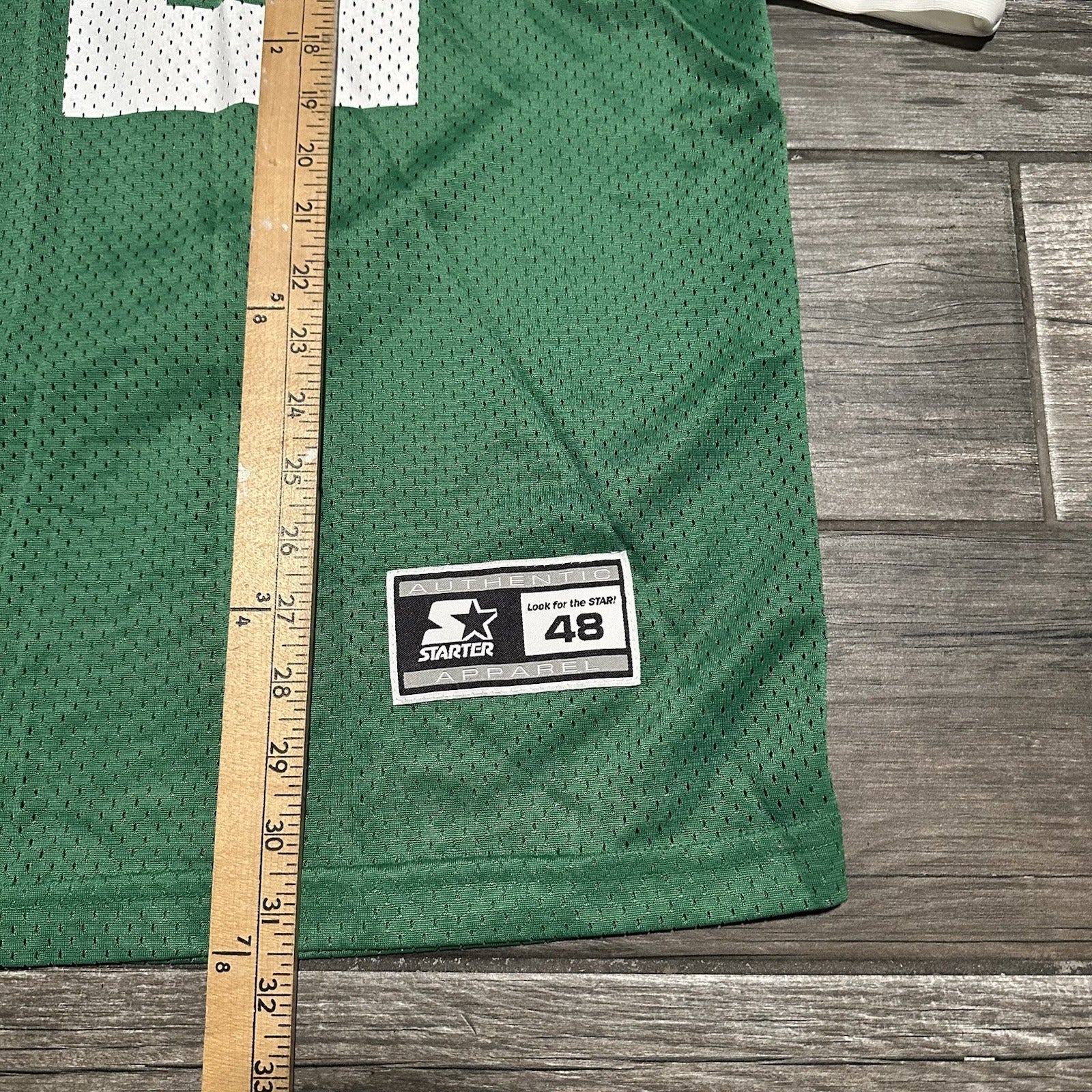 VTG STARTER JOE NAMATH NEW YORK JETS GREEN FOOTBALL LEGENDS JERSEY RETRO SZ 48 Yesterday's Fits Clothing Fashion Vintage Streetwear Fashion Item