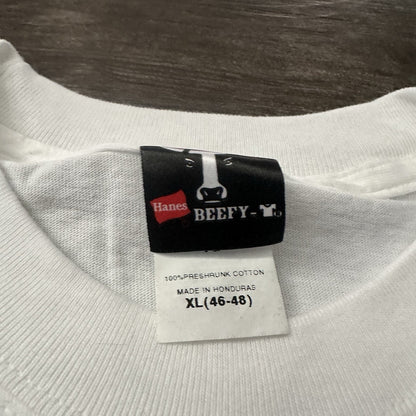 VTG CNN I'M AN INDEPENDENT THINKER WHITE SHORT SLEEVE T-SHIRT TV PROMO SZ XL Yesterday's Fits Clothing Fashion Vintage Streetwear Fashion Item