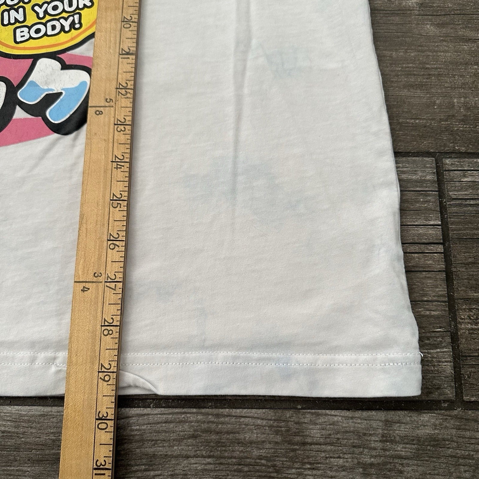 'VERY COOL' MICRO PLASTICS CARTOON HEAVYWEIGHT BLUE WHITE DYED T-SHIRT 2XL Yesterday's Fits Clothing Fashion Vintage Streetwear Fashion Item