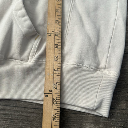 Y2K BASKETBALL WHITE BLUE PULLOVER HOODIE SWEATSHIRT S THERMAL LINED HOOD Yesterday's Fits Clothing Fashion Vintage Streetwear Fashion Item