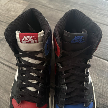 AIR JORDAN 1 RETRO OG TOP 3 WHITE BLACK RED BLUE SZ 12 555088-026 SNEAKERS Yesterday's Fits Clothing Fashion Vintage Streetwear Fashion Item
