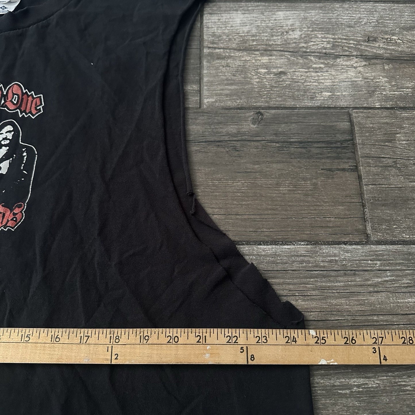 VTG Y2K ONE FIFTY ONE 151 SKATEBOARDS SZ XL SKATE CUT-OFF BLACK T-SHIRT GRUNGE Yesterday's Fits Clothing Fashion Vintage Streetwear Fashion Item