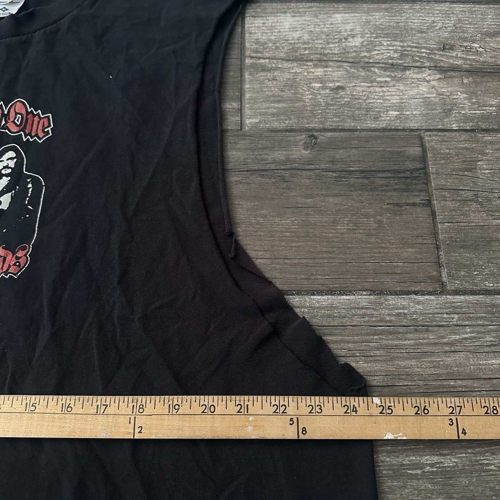 VTG Y2K ONE FIFTY ONE 151 SKATEBOARDS SZ XL SKATE CUT-OFF BLACK T-SHIRT GRUNGE Yesterday's Fits Clothing Fashion Vintage Streetwear Fashion Item