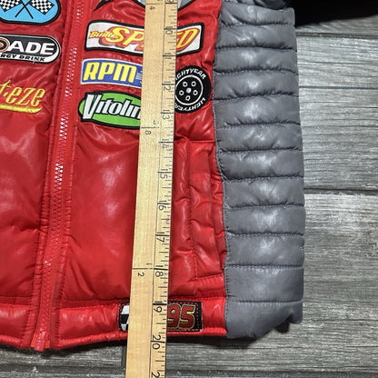 DISNEY STORE CARS LIGHTNING MCQUEEN RED RACING RACE PUFFER JACKET SZ 5/6 Yesterday's Fits Clothing Fashion Vintage Streetwear Fashion Item