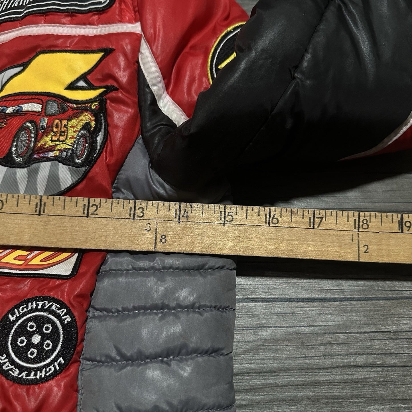 DISNEY STORE CARS LIGHTNING MCQUEEN RED RACING RACE PUFFER JACKET SZ 5/6 Yesterday's Fits Clothing Fashion Vintage Streetwear Fashion Item
