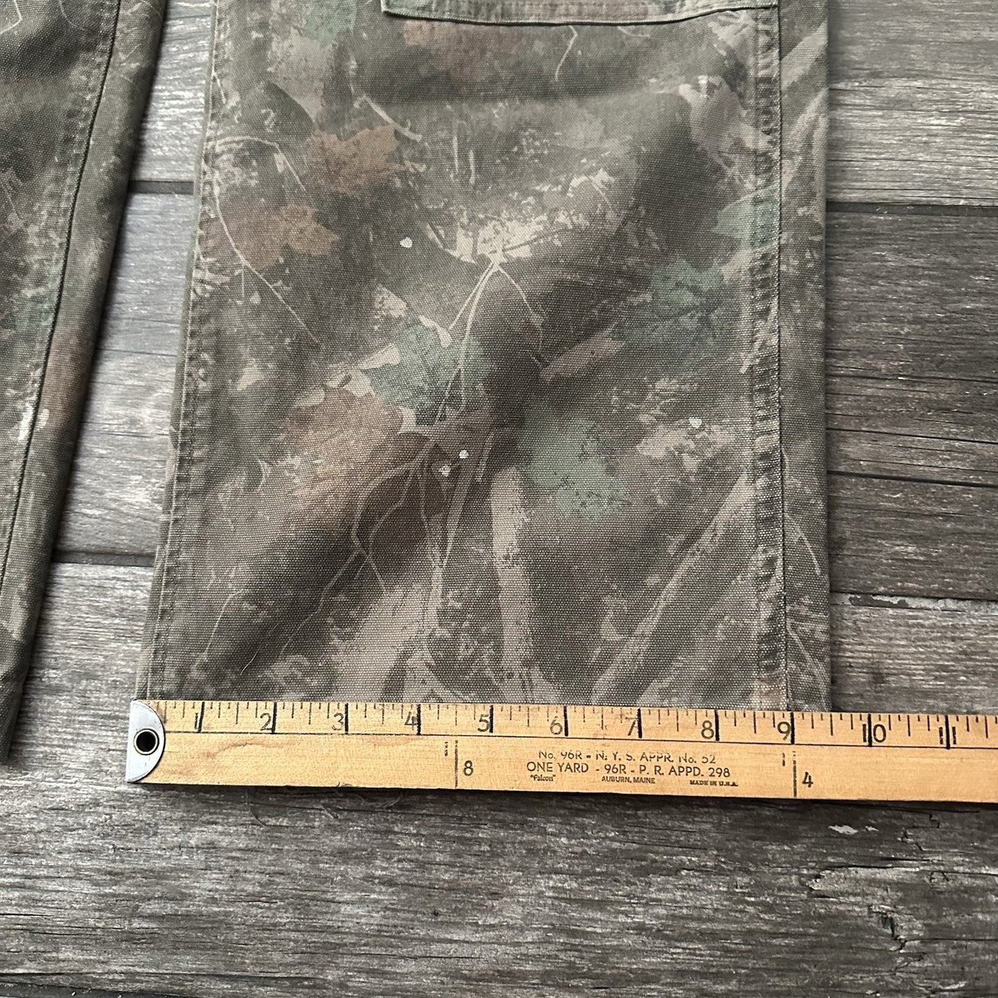 ABERCROMBIE & FITCH CAMO BAGGY DOUBLE KNEE CARPENTER PANTS DISTRESSED 31X32 Yesterday's Fits Clothing Fashion Vintage Streetwear Fashion Item