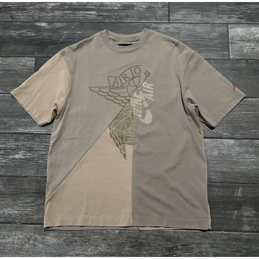 JORDAN CACTUS JACK TAN KHAKI DESERT SPIT HEAVYWEIGHT TRAVIS SCOTT T-SHIRT SZ L Yesterday's Fits Clothing Fashion Vintage Streetwear Fashion Item