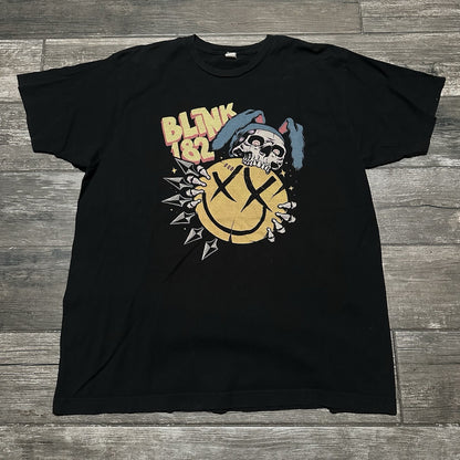 Y2K BLINK-182 BLACK SHORT SLEEVE BAND TEE T-SHIRT MUSIC CONCERT SZ XL Yesterday's Fits Clothing Fashion Vintage Streetwear Fashion Item