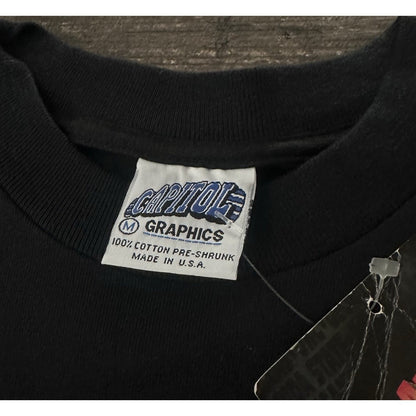 NWT VTG UNLV RUNNIN REBELS BIG PRINT COLLEGE BLACK T-SHIRT INTIMIDATOR SZ M Yesterday's Fits Clothing Fashion Vintage Streetwear Fashion Item