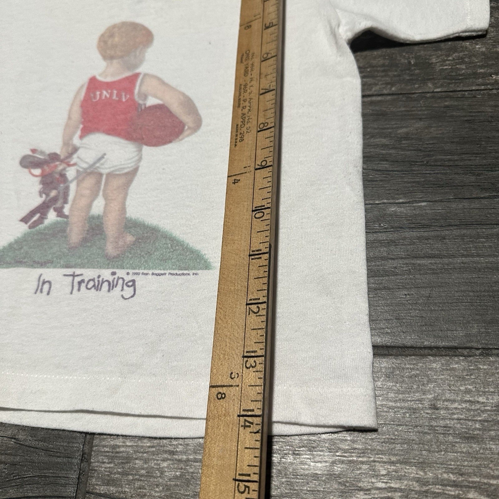 VTG UNLV RUNNIN REBELS IN TRAINING BABY T-SHIRT WHITE SHORT SLEEVE BASKETBALL 4 Yesterday's Fits Clothing Fashion Vintage Streetwear Fashion Item