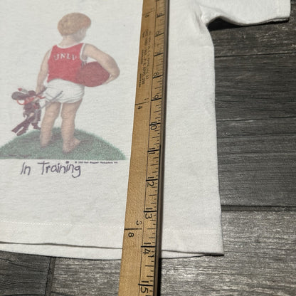 VTG UNLV RUNNIN REBELS IN TRAINING BABY T-SHIRT WHITE SHORT SLEEVE BASKETBALL 4 Yesterday's Fits Clothing Fashion Vintage Streetwear Fashion Item