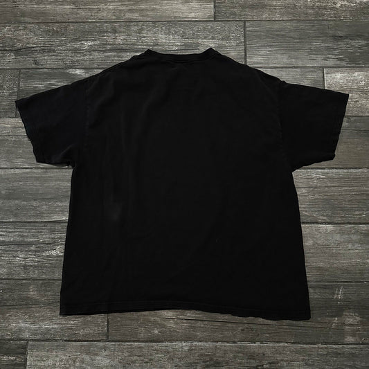 FB COUNTY CHICANO SKELETON LOWRIDER T-SHIRT BLACK FADED DISTRESSED SZ 2XL XXL Yesterday's Fits Clothing Fashion Vintage Streetwear Fashion Item