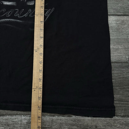 FB COUNTY CHICANO SKELETON LOWRIDER T-SHIRT BLACK FADED DISTRESSED SZ 2XL XXL Yesterday's Fits Clothing Fashion Vintage Streetwear Fashion Item