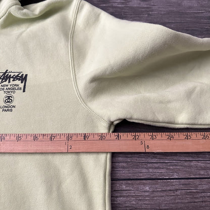 STUSSY CHAPTER STORE HIGHLIGHTER HEAVY FULL ZIP SWEATSHIRT HOODIE SURF SZ M Stussy Clothing Fashion Vintage Streetwear Fashion Item