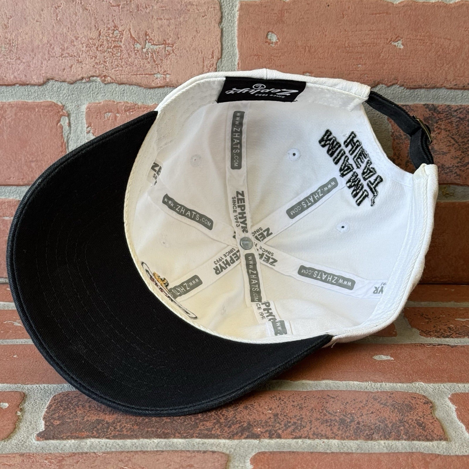 ZEPHYR MIAMI HEAT BASKETBALL STRAPBACK HAT BLACK WHITE NBA LOGO Zephyr Clothing Fashion Vintage Streetwear Fashion Item