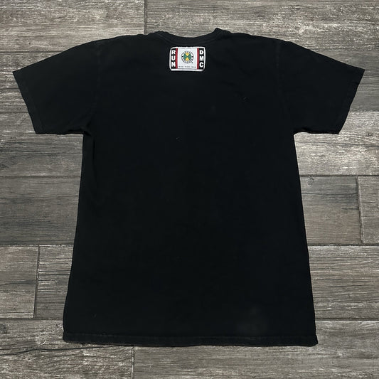 CROSS COLOURS RUN DMC THE KING OF ROCK BLACK GRAPHIC T-SHIRT TEE SZ S Yesterday's Fits Clothing Fashion Vintage Streetwear Fashion Item