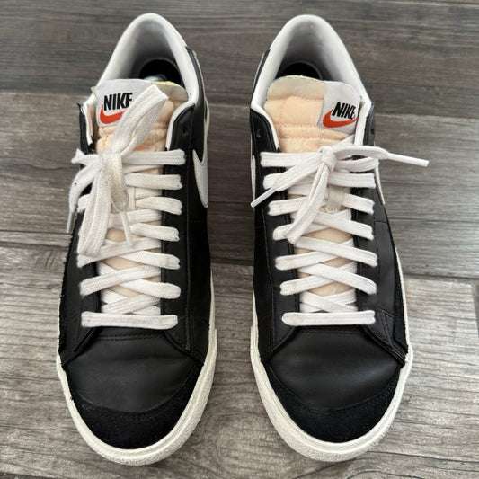 NIKE LOW BLAZER 77 BLACK WHITE DA6364-001 MENS'S SNEAKER SZ 9.5 NO BOX Yesterday's Fits Clothing Fashion Vintage Streetwear Fashion Item