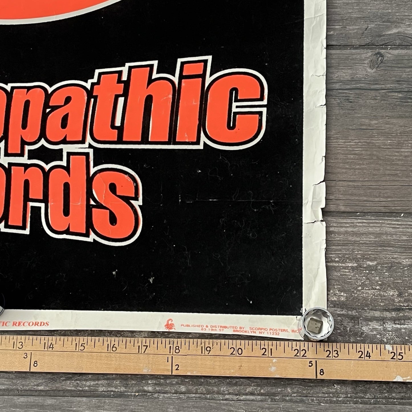 VTG ICP INSANE CLOWN POSSE HATCHETMAN PSYCHOPATHIC RECORDS BLACKLIGHT POSTER PO6 Yesterday's Fits Clothing Fashion Vintage Streetwear Fashion Item