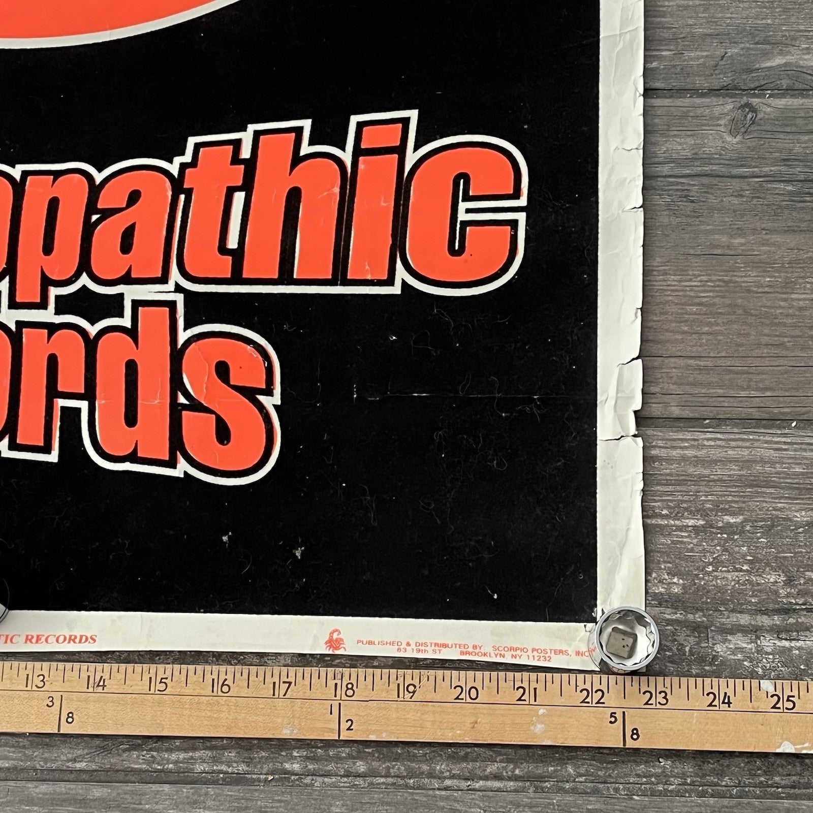 VTG ICP INSANE CLOWN POSSE HATCHETMAN PSYCHOPATHIC RECORDS BLACKLIGHT POSTER PO6 Yesterday's Fits Clothing Fashion Vintage Streetwear Fashion Item