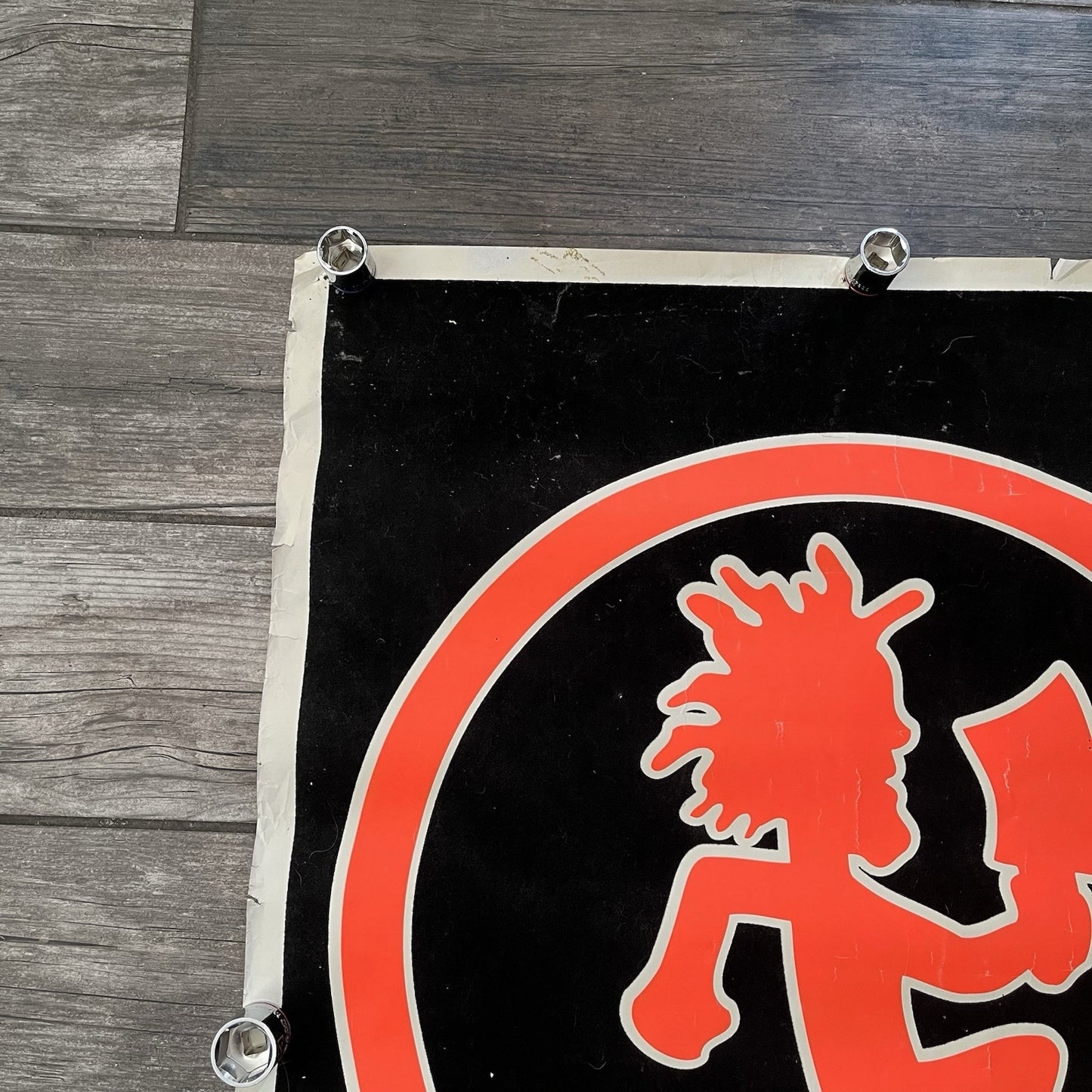VTG ICP INSANE CLOWN POSSE HATCHETMAN PSYCHOPATHIC RECORDS BLACKLIGHT POSTER PO6 Yesterday's Fits Clothing Fashion Vintage Streetwear Fashion Item