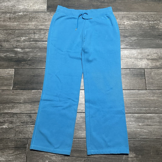 Y2K NIKE LIGHT BLUE BAGGY SWEATS SWEATPANTS SZ L PANTS LOUNGE WIDE LEG SWOOSH Yesterday's Fits Clothing Fashion Vintage Streetwear Fashion Item