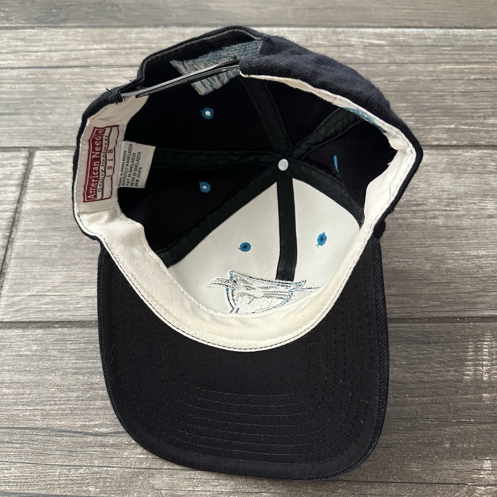 VTG AMERICAN NEEDLE CAROLINA PANTHERS WOOL BLEND BLACK SNAPBACK FOOTBALL HAT Yesterday's Fits Clothing Fashion Vintage Streetwear Fashion Item