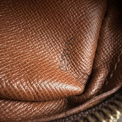 VTG 2000 LOUIS VUITTON DANUBE LEATHER SHOULDER SIDE BAG PURSE BROWN Y2K AOP Louis Vuitton Clothing Fashion Vintage Streetwear Fashion Item