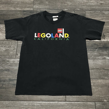 Y2K LEGOLAND LEGO COLLECTION BLACK PROMO T-SHIRT TEE SZ L SHORT SLEEVE BUILDER Yesterday's Fits Clothing Fashion Vintage Streetwear Fashion Item