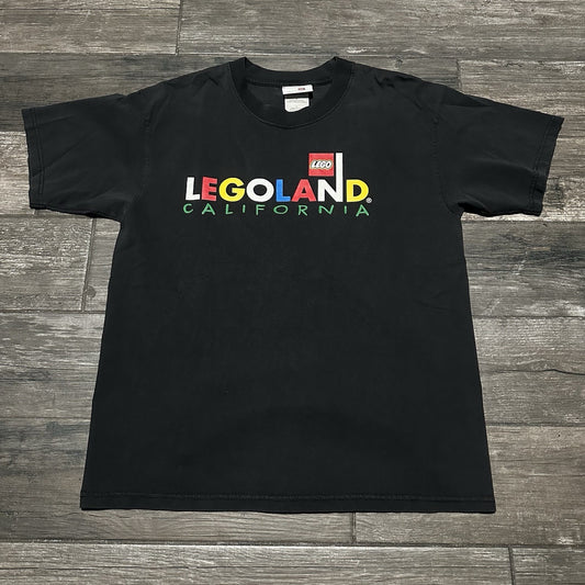 Y2K LEGOLAND LEGO COLLECTION BLACK PROMO T-SHIRT TEE SZ L SHORT SLEEVE BUILDER Yesterday's Fits Clothing Fashion Vintage Streetwear Fashion Item