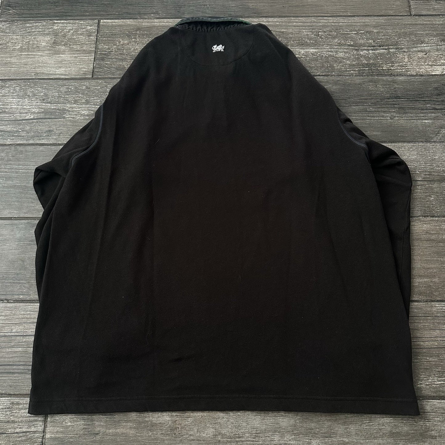 2002 REEBOK WALES RUGBY BLACK JERSEY LONG SLEEVE SHIRT SZ L WRU CYMRU Yesterday's Fits Clothing Fashion Vintage Streetwear Fashion Item