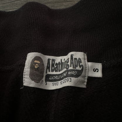 A BATHING APE BAPE BLACK COTTON SHARK FACE SWEAT SHORTS HEAVYWEIGHT CAMO SZ S A Bathing Ape Clothing Fashion Vintage Streetwear Fashion Item