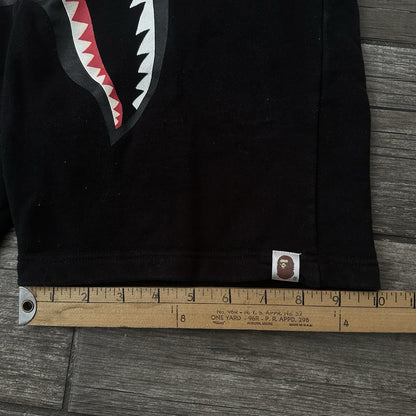 A BATHING APE BAPE BLACK COTTON SHARK FACE SWEAT SHORTS HEAVYWEIGHT CAMO SZ S A Bathing Ape Clothing Fashion Vintage Streetwear Fashion Item