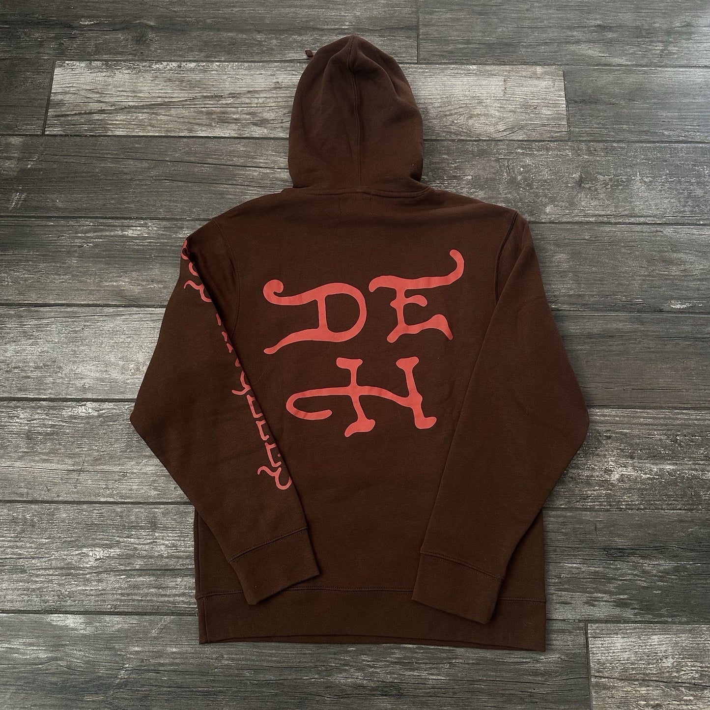 ED HARDY BROWN PULLOVER HOODIE SWEATSHIRT SZ M TIGER LOS ANGELES RHINESTONE Yesterday's Fits Clothing Fashion Vintage Streetwear Fashion Item