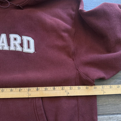 VTG 90'S HARVARD REVERSE WEAVE MAROON HOODIE SWEATSHIRT HEAVYWEIGHT SZ XL Yesterday's Fits Clothing Fashion Vintage Streetwear Fashion Item