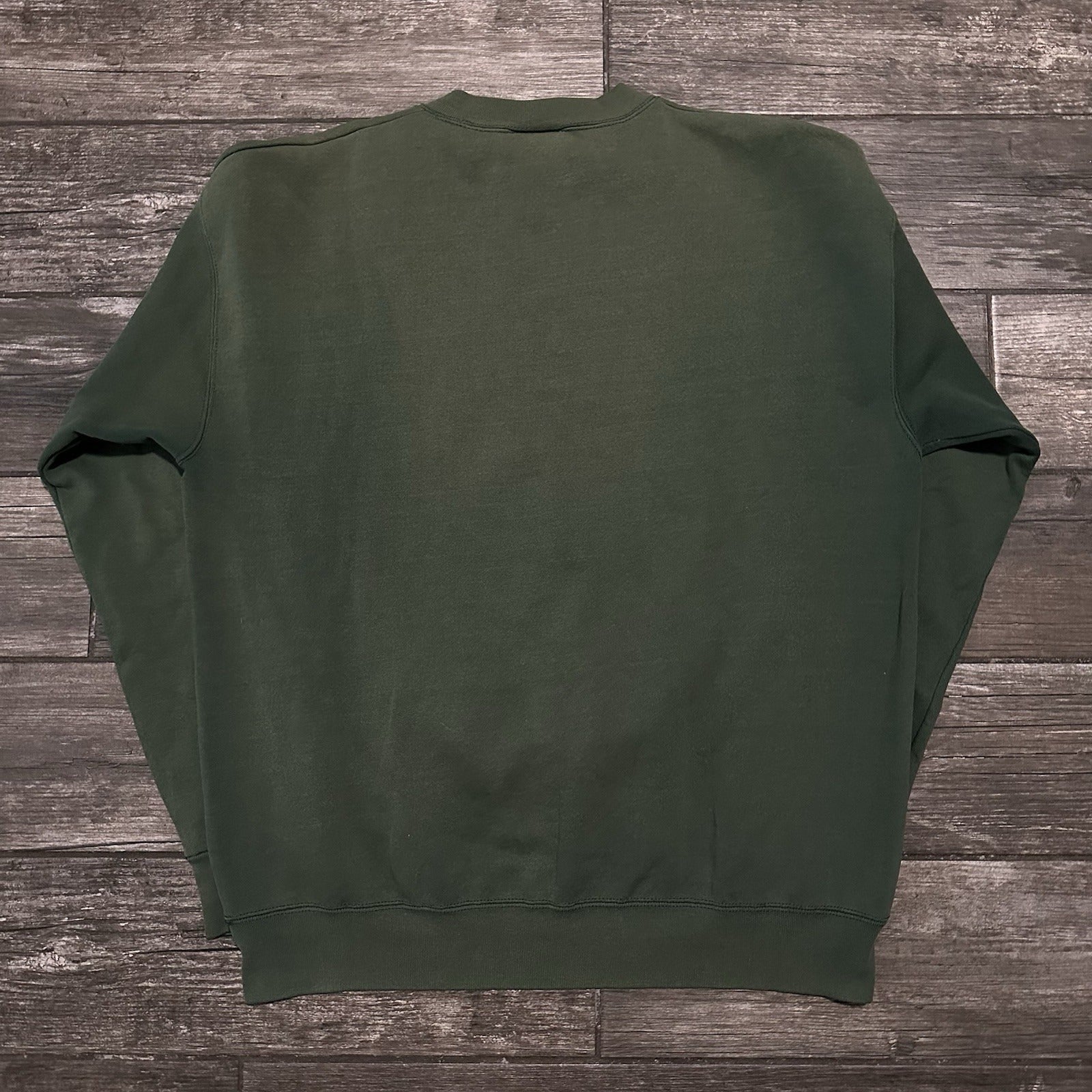 VTG 1999 LEE SPORT NEW YORK JETS FADED FOOTBALL GREEN SWEATSHIRT SZ L NFL USA Yesterday's Fits Clothing Fashion Vintage Streetwear Fashion Item