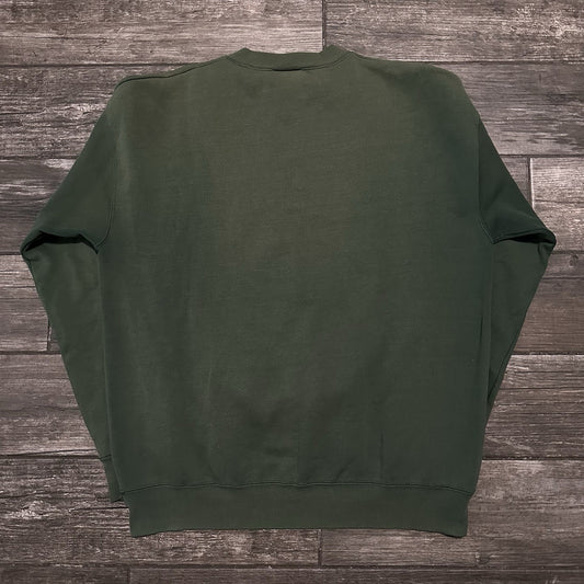 VTG 1999 LEE SPORT NEW YORK JETS FADED FOOTBALL GREEN SWEATSHIRT SZ L NFL USA Yesterday's Fits Clothing Fashion Vintage Streetwear Fashion Item