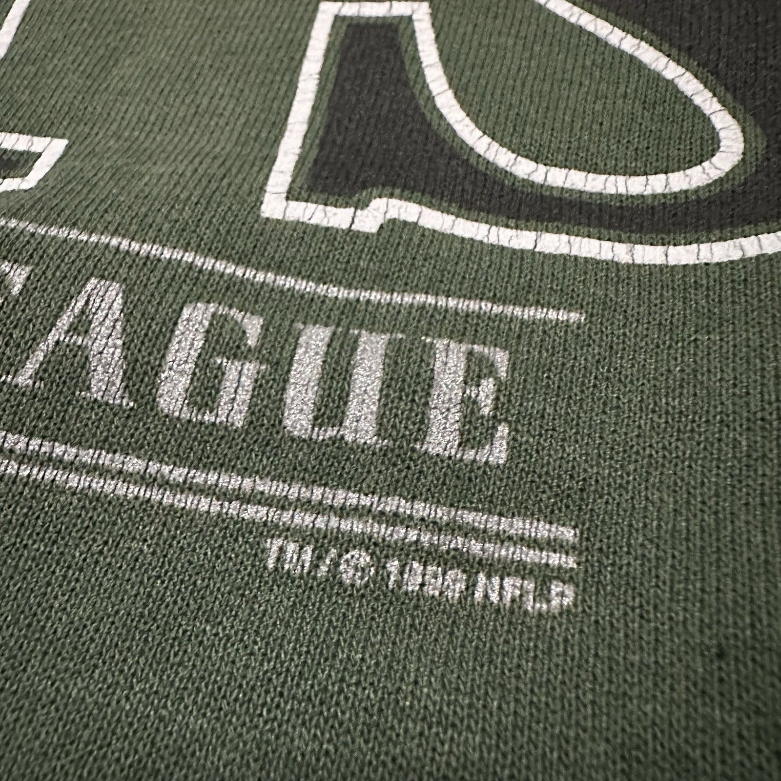 VTG 1999 LEE SPORT NEW YORK JETS FADED FOOTBALL GREEN SWEATSHIRT SZ L NFL USA Yesterday's Fits Clothing Fashion Vintage Streetwear Fashion Item